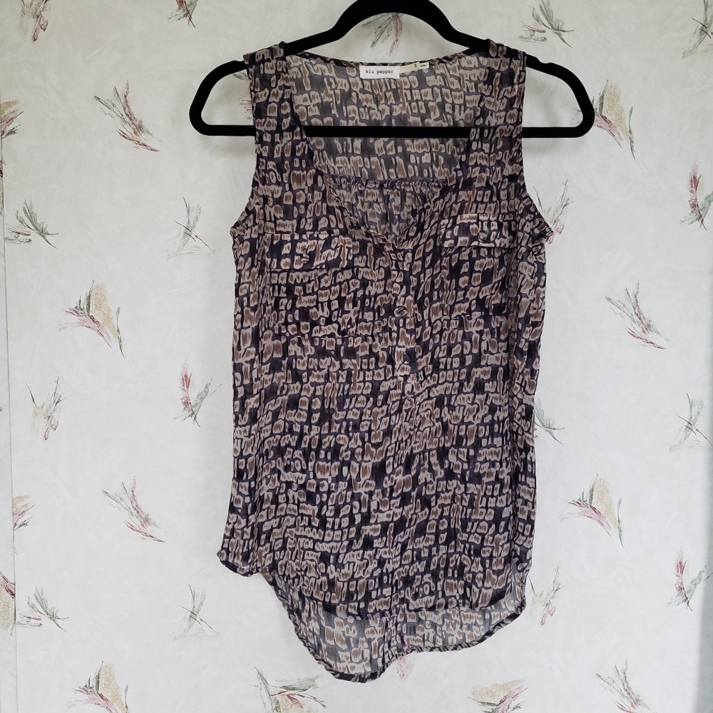 Blu pepper blouse